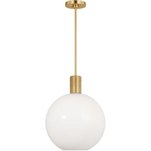 Drew & Jonathan Colewood 1 Light 15.5 inch Satin Brass Pendant Ceiling Light, Medium
