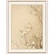 Florals Collection Angled Profile Champagne Gold Framed Art