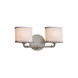 Textile 16.5 inch Brushed Nickel Bath Bar Wall Light