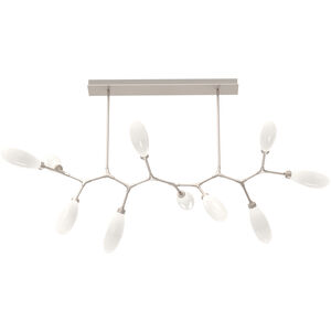 Fiori LED Beige Silver Linear Pendant Ceiling Light, Branch