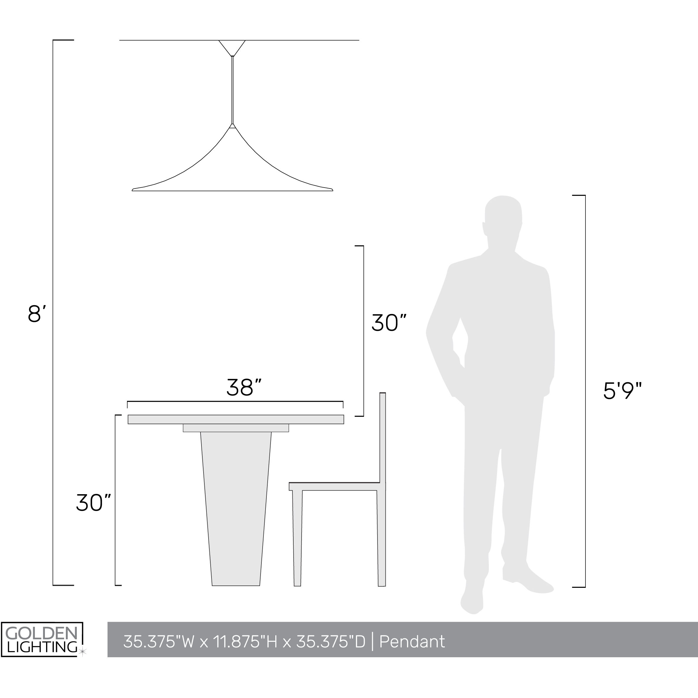 Vistara Pendant Ceiling Light in Latte