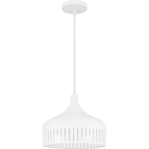 Keagan 1 Light 14 inch Matte White Pendant Ceiling Light