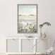 Grass Valley Green and Blue and White Framed Art