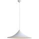 Vistara 1 Light 27.5 inch Sand White Pendant Ceiling Light