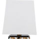 Geo 13.5 inch 60.00 watt Black and White and Natural Table Lamp Portable Light