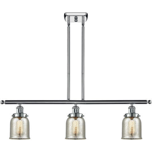 Small Bell 3 Light 36 inch Polished Chrome Island Light Ceiling Light, Ballston