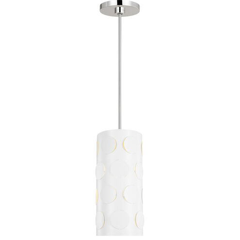 kate spade new york Dottie 1 Light 7.13 inch Polished Nickel Pendant Ceiling Light