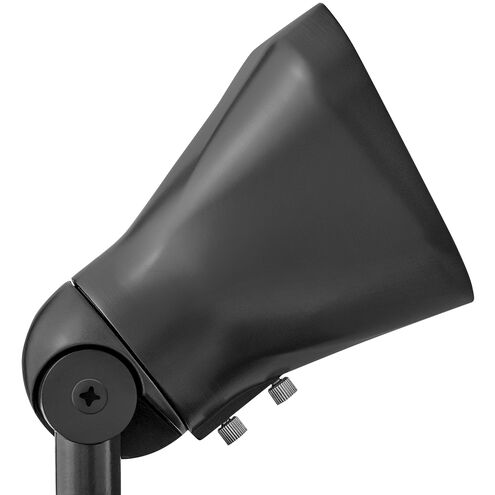 Hardy Island Lumacore 12v 12.00 watt Satin Black Landscape Flood Light, Variable Output