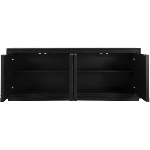Areo Brushed Black Cabinet
