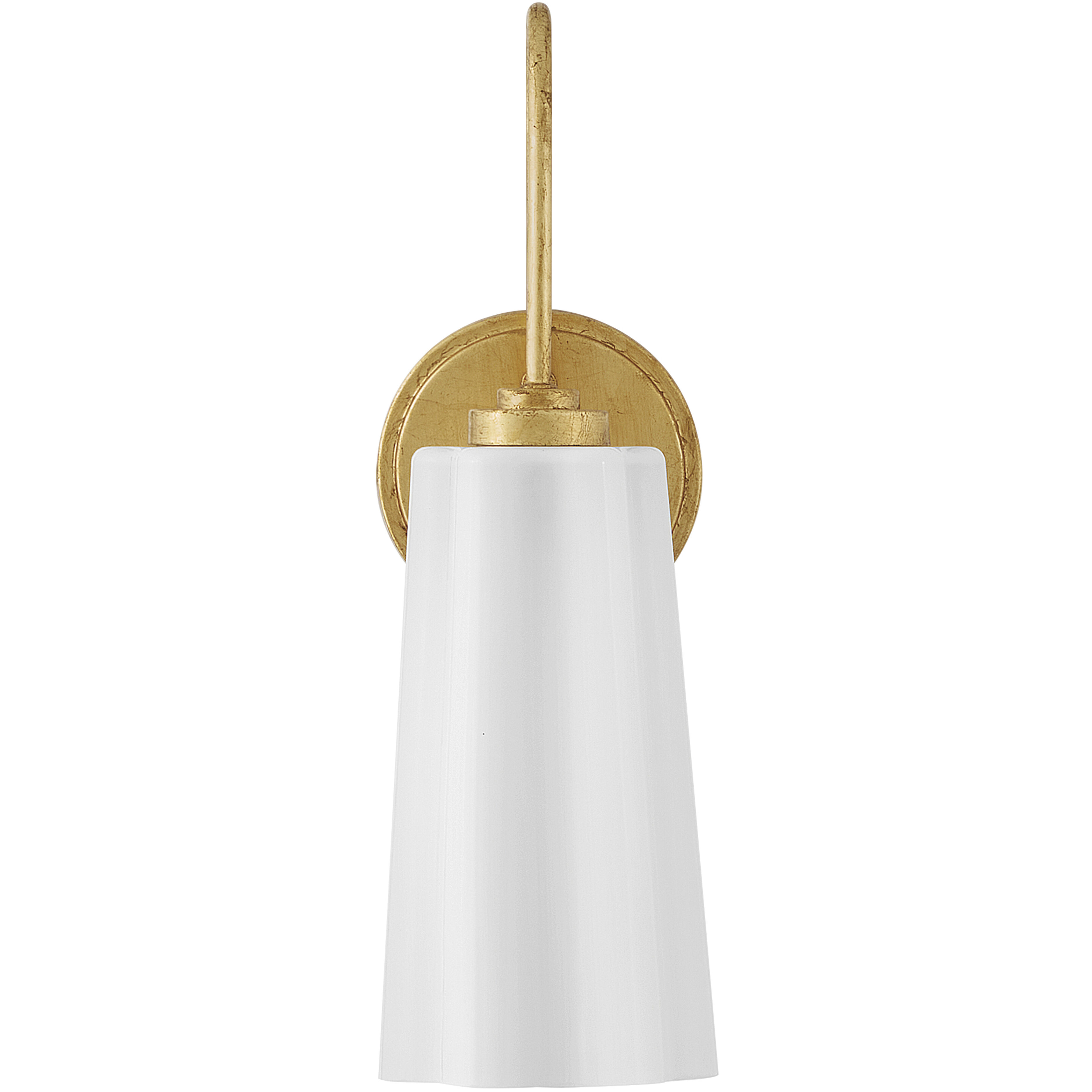 Honey 1 Light 7 inch Distressed Brass Bath Light Wall Light