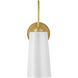 Honey 1 Light 7 inch Distressed Brass Bath Light Wall Light