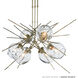 Griffin 6 Light 63 inch Modern Brass Pendant Ceiling Light