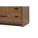 Wyatt 48 X 22 X 34 inch Walnut Brown Vanity Sink Set