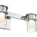 Herald Square LED 30 inch Chrome Bath Light Wall Light