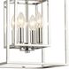 Kai 4 Light 10 inch Polished Chrome Pendant Ceiling Light