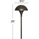 Mushroom 120v 8.00 watt Bronze Landscape Path Light