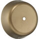 Merylmint 4 Light 15.75 inch Painted Aged Brass Semi-Flush Mount Ceiling Light
