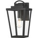 Brenwick 1 Light 14.5 inch Powder Coated Black Outdoor Wall Sconce