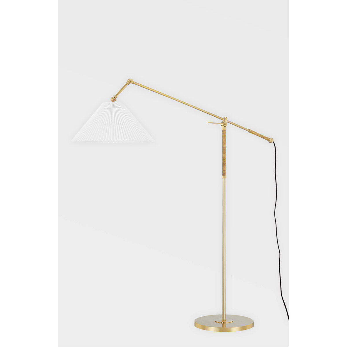 Dorset 56.25 inch 60.00 watt Aged Brass Floor Lamp Portable Light
