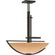 Ondrian 3 Light 26 inch Dark Smoke Pendant Ceiling Light in Sand
