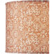 Nomad Terracotta and Ivory 20 inch Drum Lamp Shade, Large