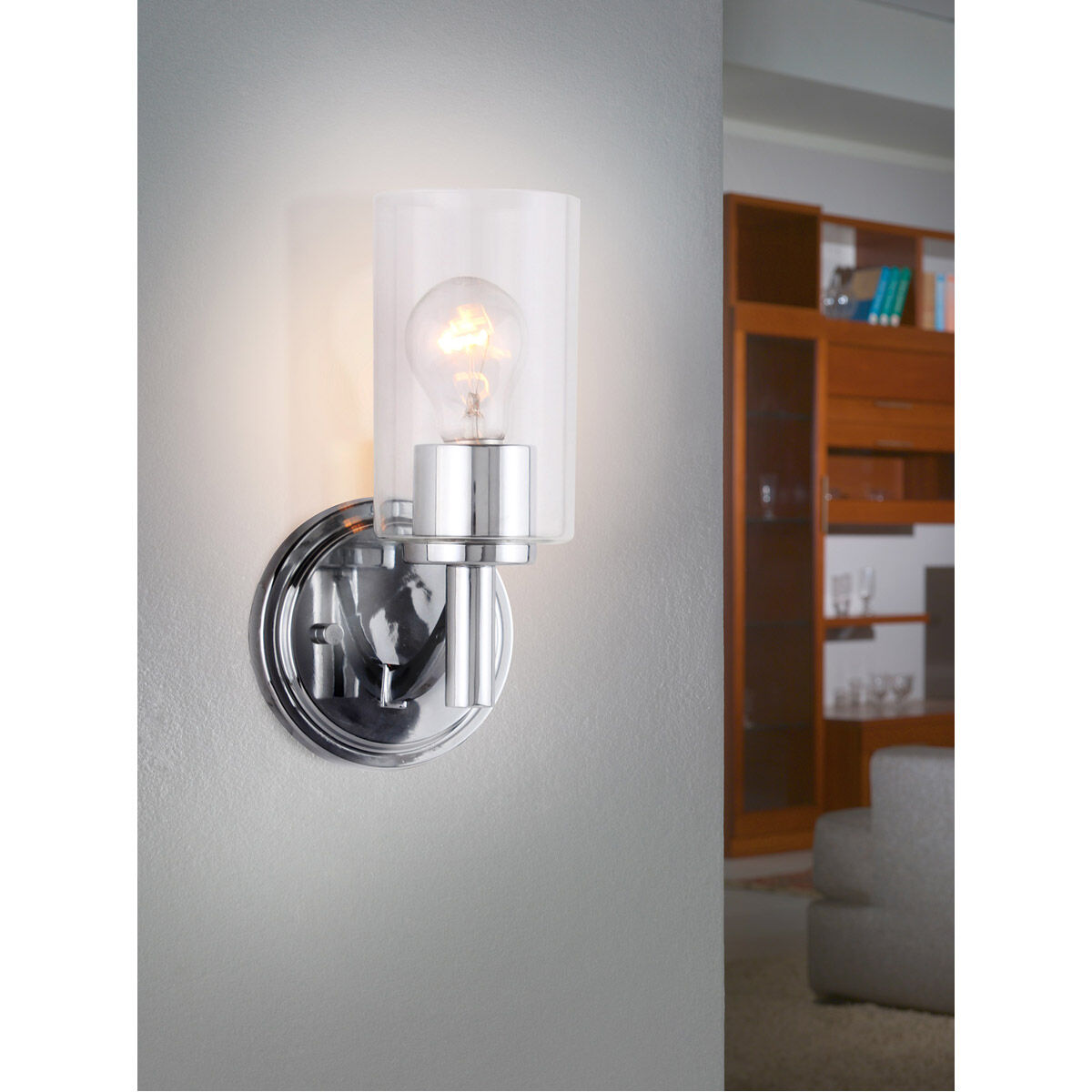 Devora 1 Light 6 inch Chrome Wall Sconce Wall Light