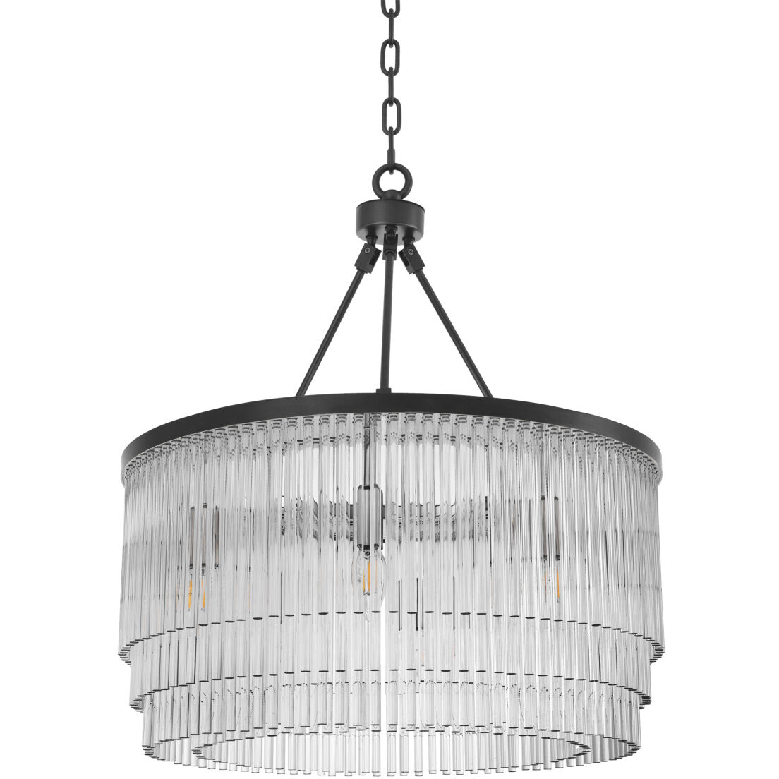 Hector 8 Light 23.62 inch Bronze Highlight Chandelier Ceiling Light, Small