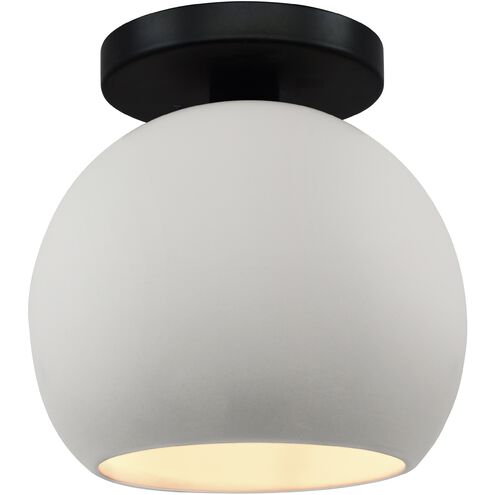 Radiance LED 10 inch Bisque and Matte Black Semi Flush Ceiling Light
