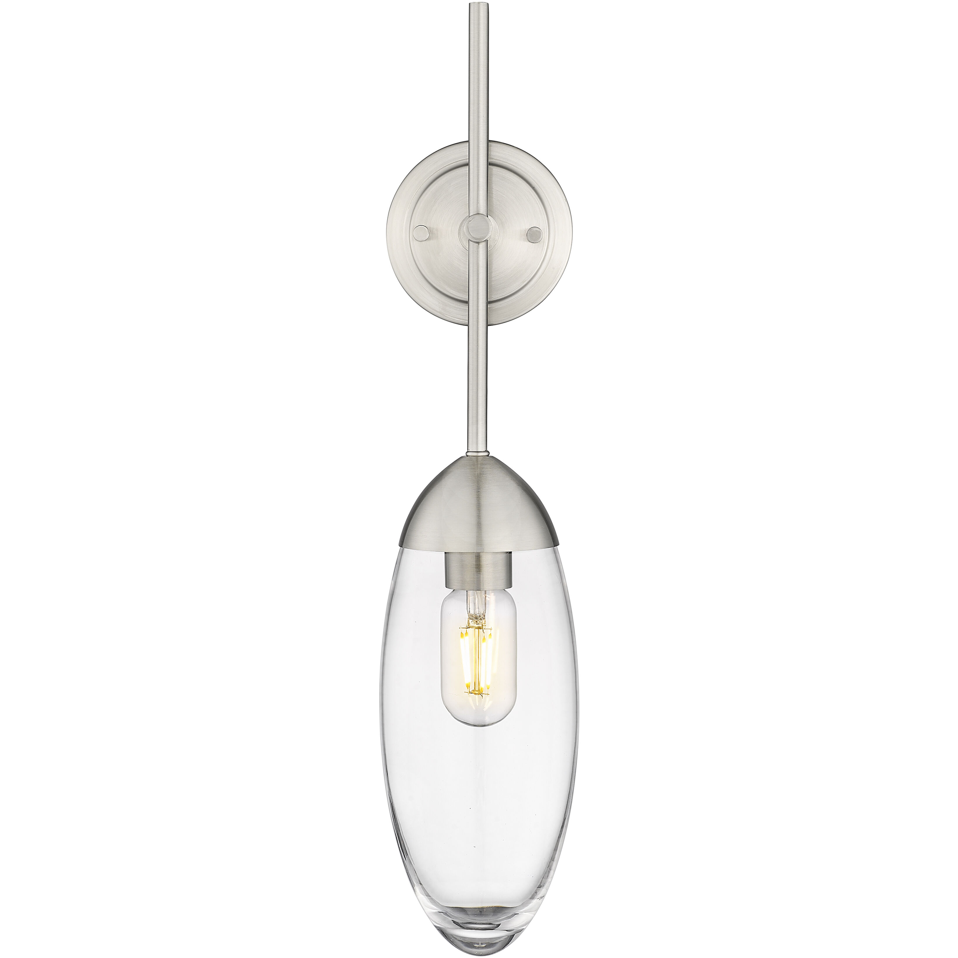 Arden 1 Light 4.5 inch Brushed Nickel Wall Sconce Wall Light