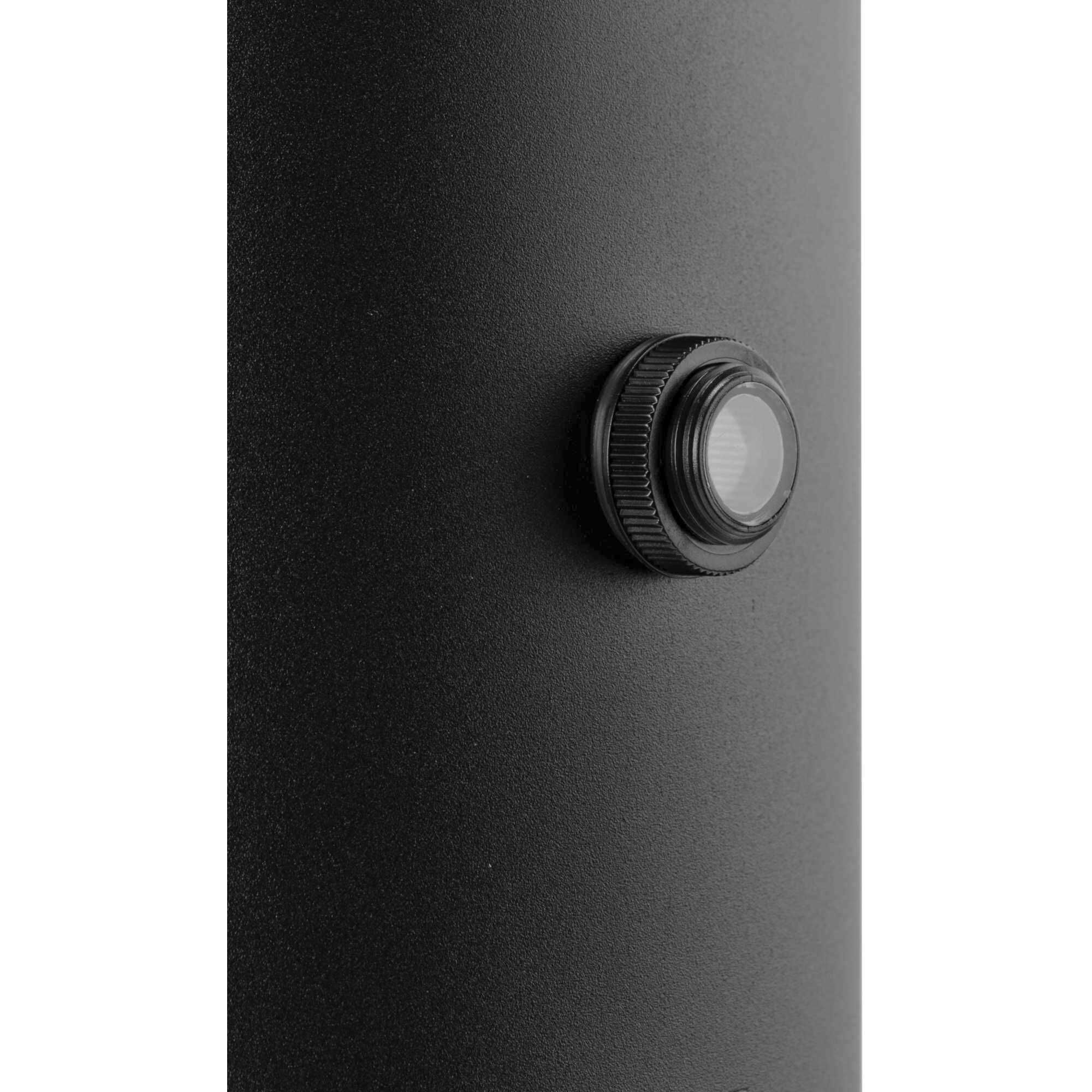 CYL RNDS Outdoor Wall Lantern in Black, Progress LED