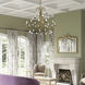 Daphne 18 Light 42 inch Antique Gold Leaf Chandelier Ceiling Light, Extra Large