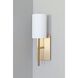 Veronica 1 Light 5 inch Aged Brass Sconce Wall Light