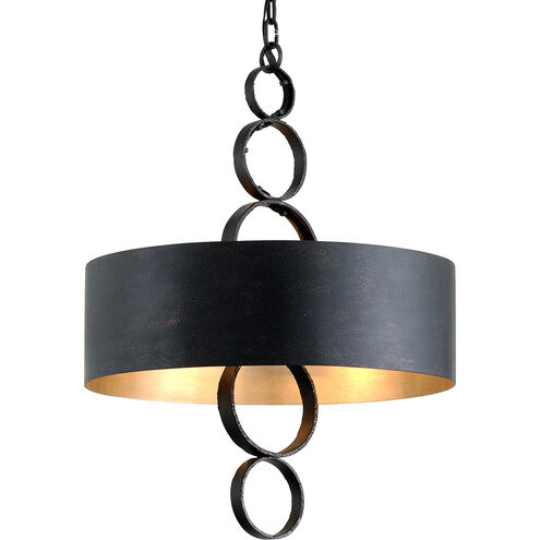 Rivington 4 Light 20 inch Charred Copper Chandelier Ceiling Light