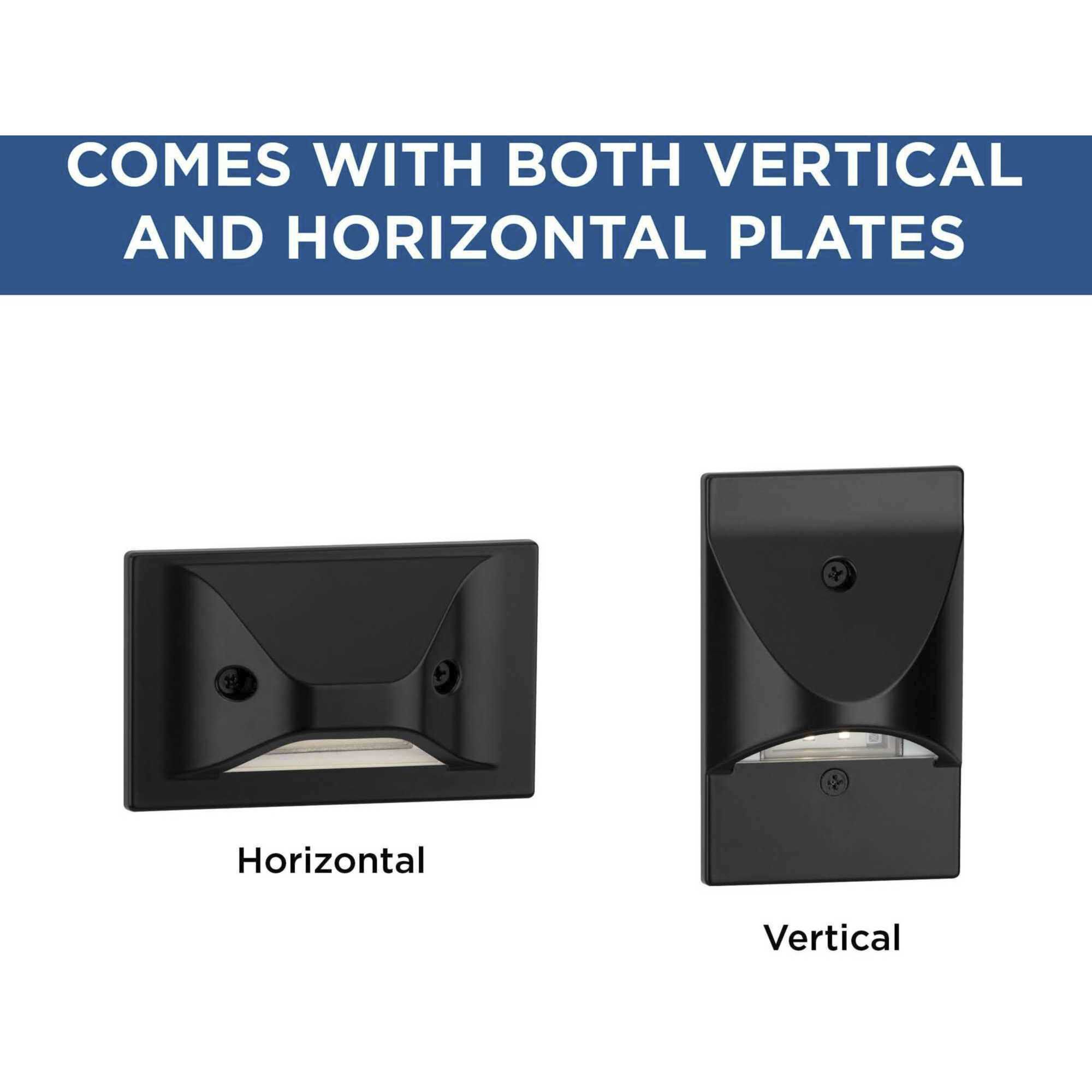 LED Step Lights 120 4.5 watt Antique Bronze Indoor/Outdoor Step Light, Progress LED