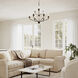 Celino 9 Light 32 inch Black Chandelier Ceiling Light