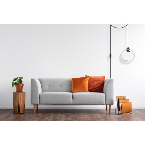 Cashel 1 Light 8 inch Black Pendant Ceiling Light