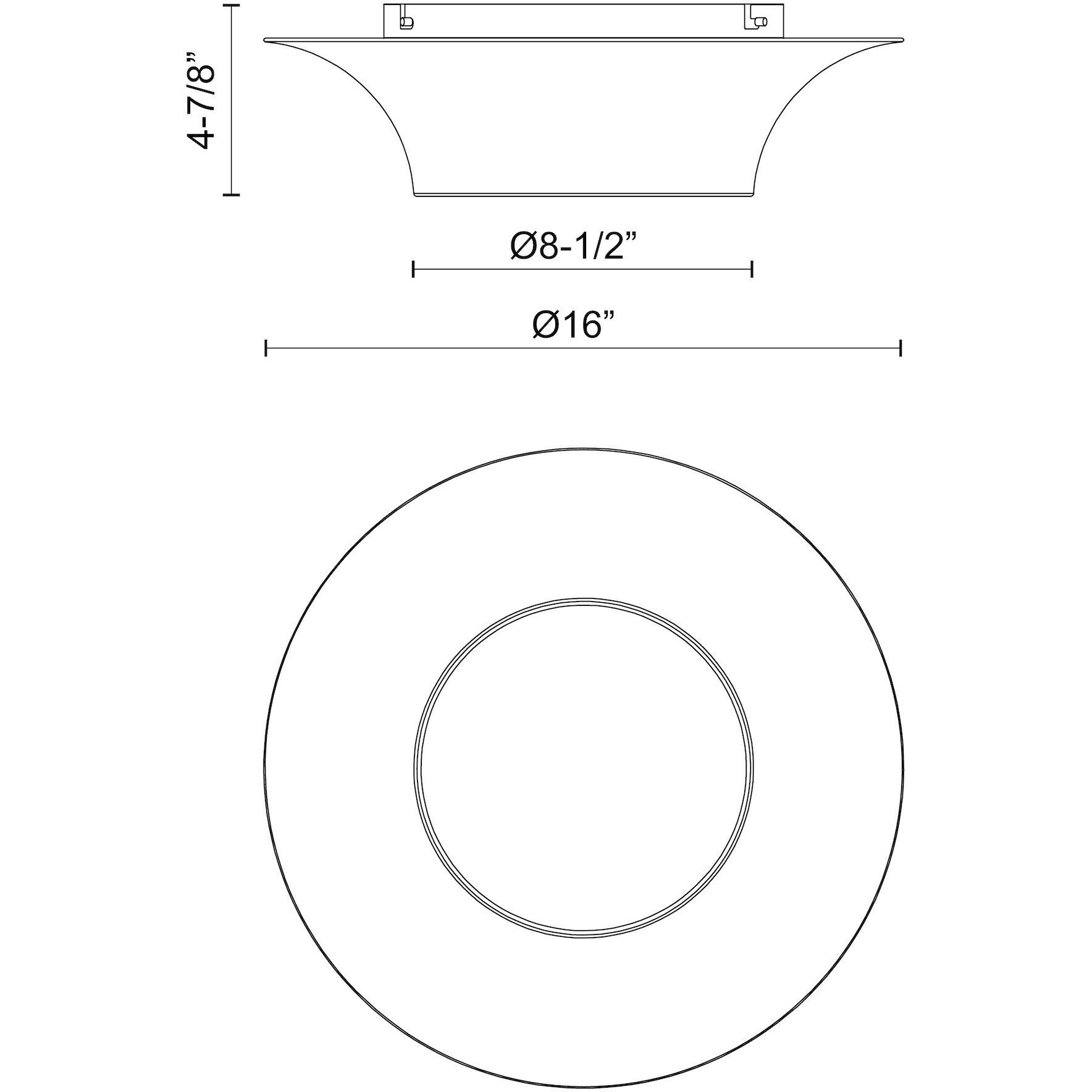 Alora Mood Emiko 2 Light 16 inch Matte Black Flush Mount Ceiling Light