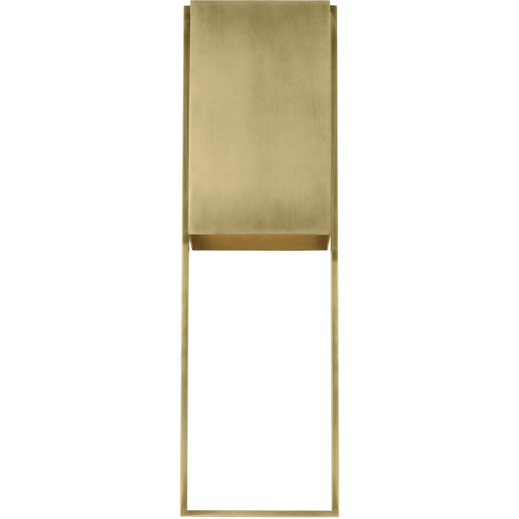 Mick De Giulio Alude LED 24 inch Hand-Rubbed Antique Brass Outoor Wall Light