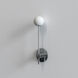 Orb 1 Light 4.33 inch Polished Chrome Bathroom Wall Light