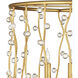 Adagio 4 Light 23.5 inch Contemporary Gold Leaf and Contemporary Gold Chandelier Ceiling Light