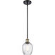 Ballston Salina 1 Light 5 inch Black Antique Brass Pendant Ceiling Light, Ballston