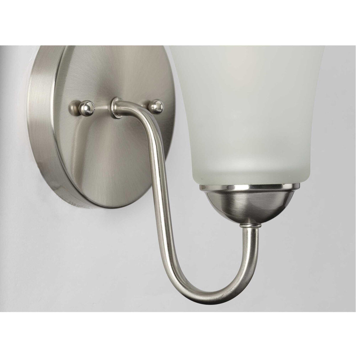 Classic 1 Light 5 inch Brushed Nickel Bath Vanity Wall Light