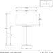 Lyon 30 inch 150 watt Rosso Levanto and Dark Bronze Table Lamp Portable Light