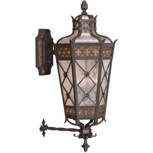 Chateau Outdoor 4 Light 37 inch Bronze Outdoor Wall Mount 