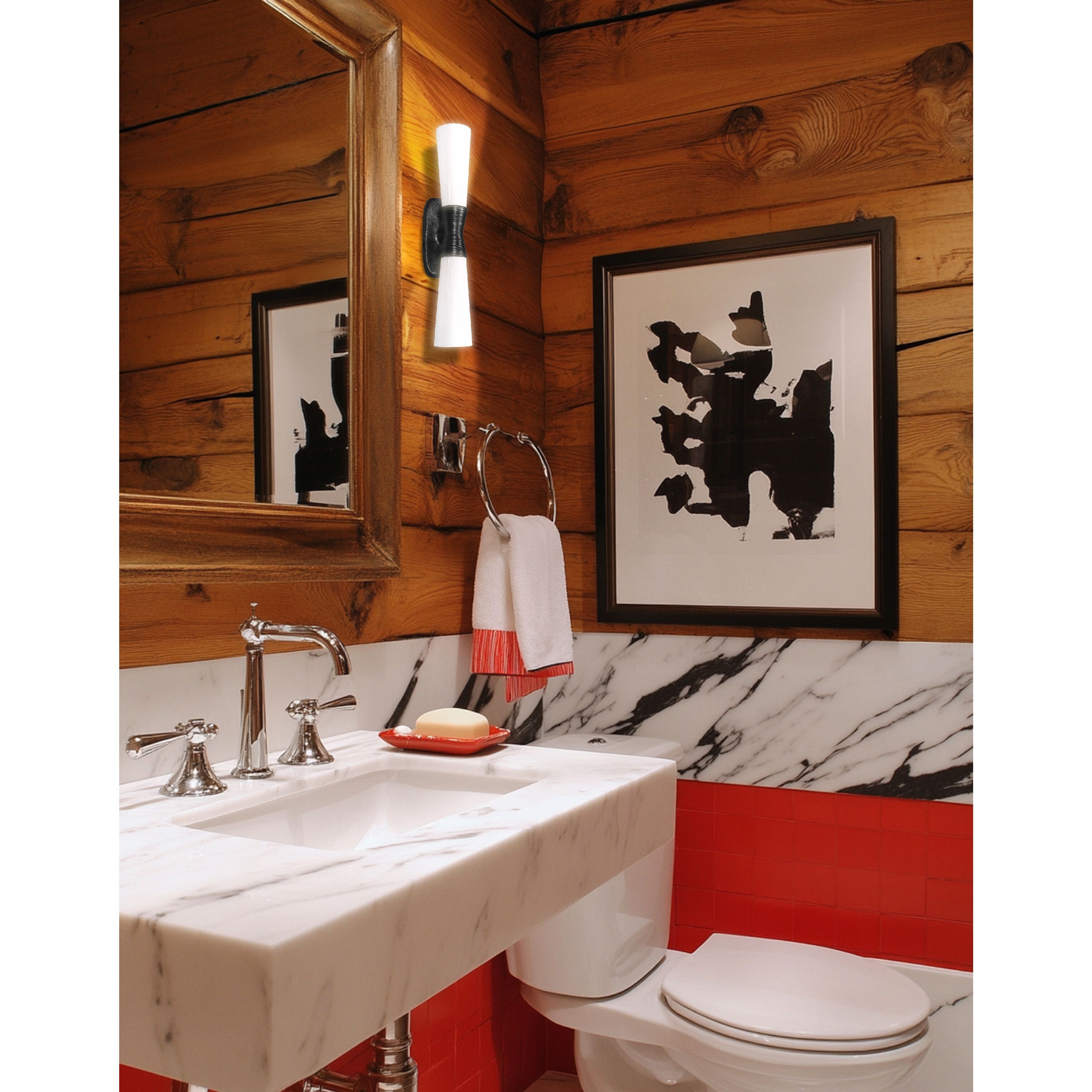 Whitney Wall Sconce Wall Light in Matte Black