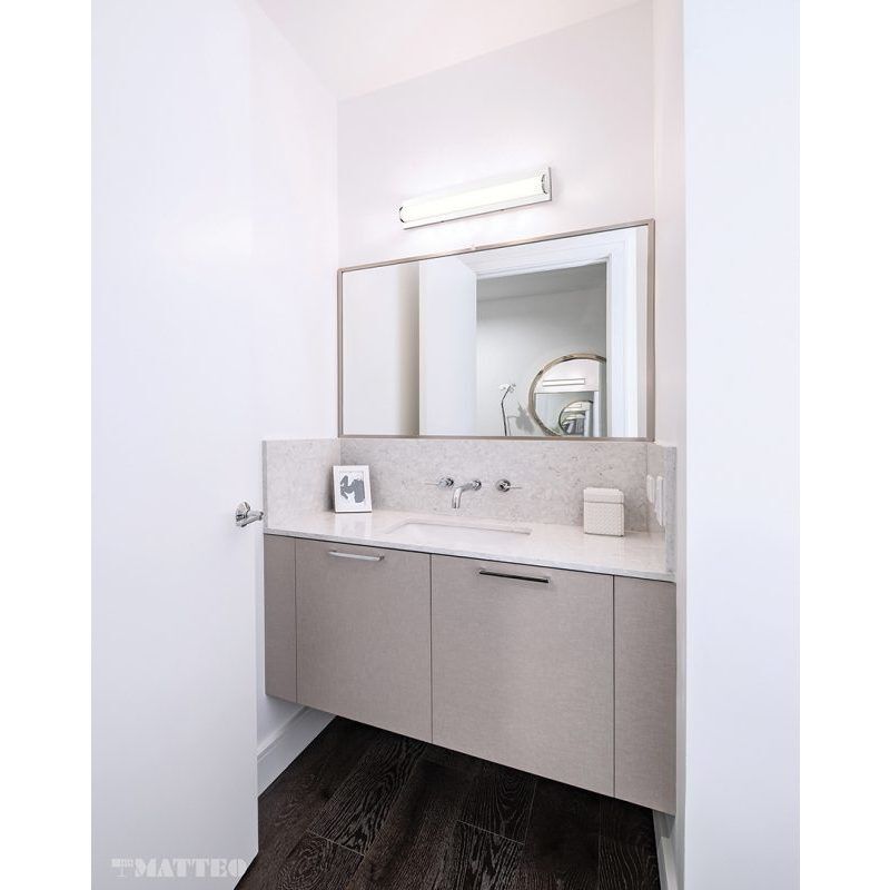 Psyra LED 24 inch Chrome Bath Vanity Light Wall Light