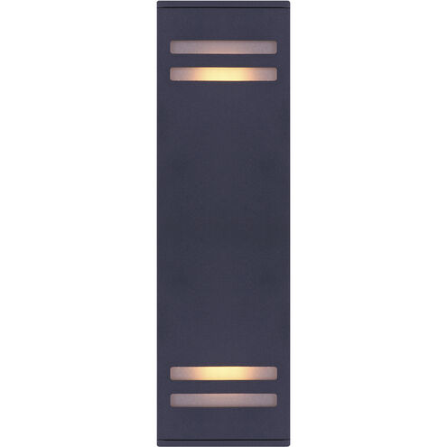 Madison 2 Light 13 inch Black Outdoor Wall Light