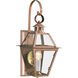 Olde Colony 1 Light 22 inch Copper with Clear Outdoor Wall Sconce