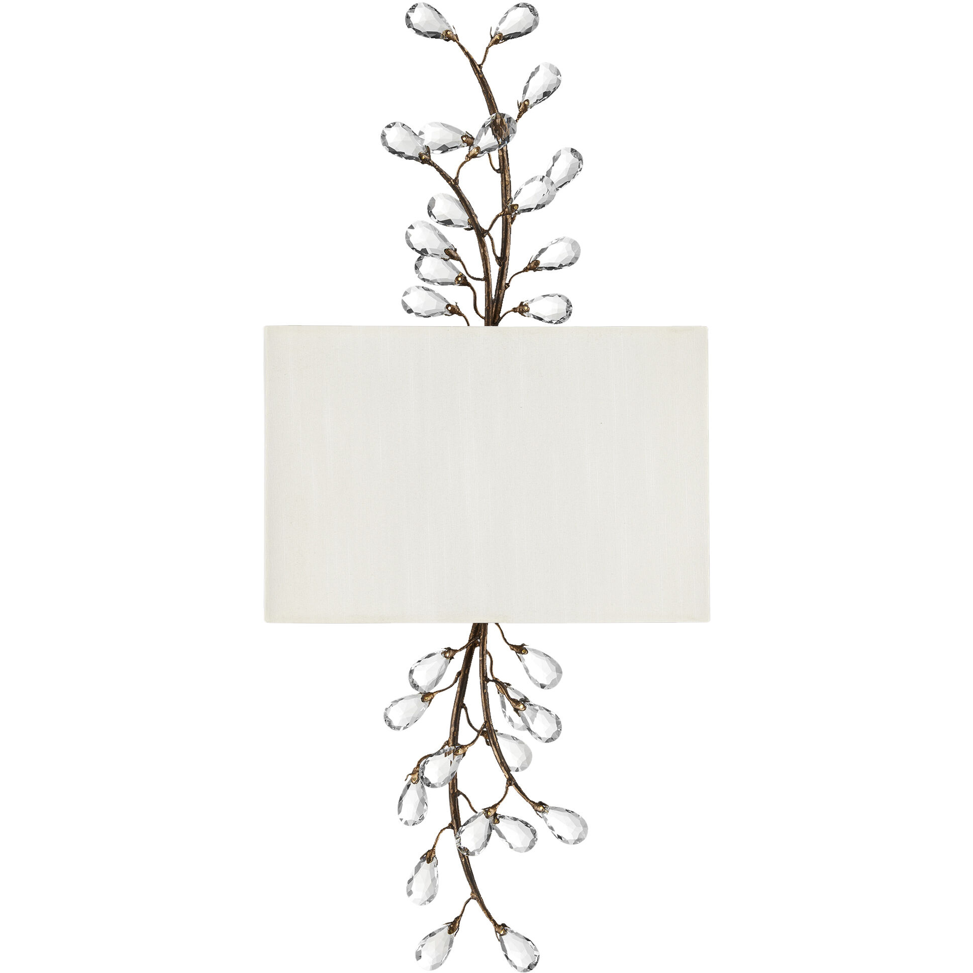 Crystal Bud Wall Sconce Wall Light, Tall