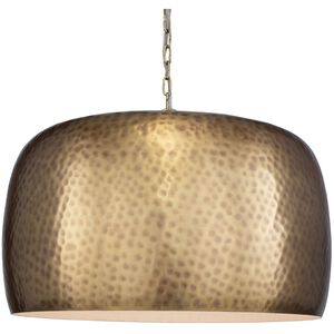 Lemont 1 Light 24 inch Antique Brass Pendant Ceiling Light